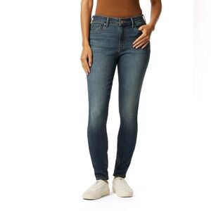 High Rise Blue Jeans